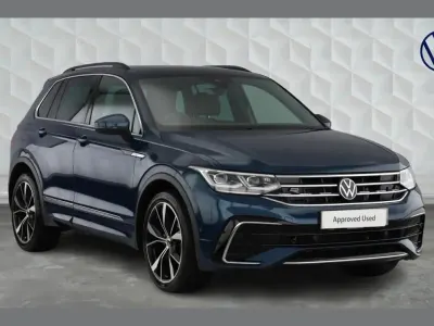 Begagnad VW Tiguan R-line 150 HK (110 kW) 2023 Blå SUV