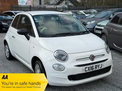 Begagnad Fiat 500 Pop 69 HK (50 kW) 2016 Vit Halvkombi