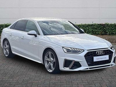 White Used 2023 Audi A4 S-Line Sedan | £24,993 (Fair price)