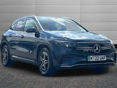 Used Mercedes EQA300 AMG line 165 kW (225 HP) 2022 Denim blue SUV