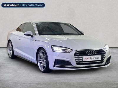 Used Audi A5 S-Line 190 HP (139 kW) 2019 White Coupe