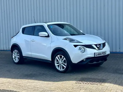 Used Nissan Juke Acenta Premium 110 HP (80 kW) 2014 White SUV