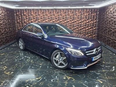 Used Mercedes C220 AMG line 2014 Blue Sedan