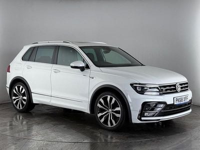 White Used 2018 VW Tiguan R-line SUV | £20,450 (Good price)
