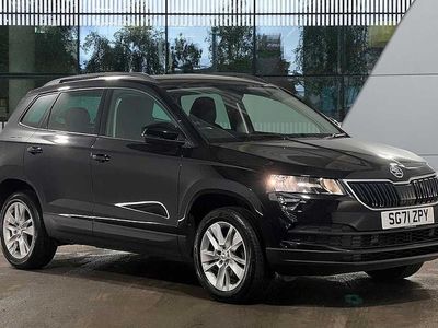 Used Skoda Karoq SE Technology 110 HP (80 kW) 2021 Black magic pearl effect SUV