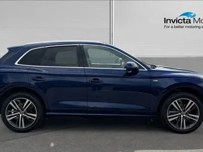 Used Audi Q5 S-Line 190 HP (139 kW) 2019 Navarra blue metallic SUV