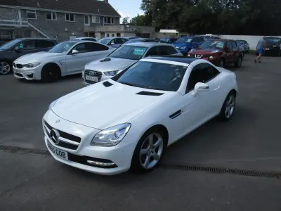 Used Mercedes SLK250 204 HP (150 kW) 2015 White Cabriolet