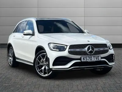 Used Mercedes GLC300 AMG Line Premium 241 HP (177 kW) 2020 White SUV