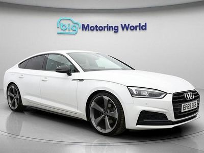 Used Audi A5 Sportback Black Edition 150 HP (110 kW) 2020 White Hatchback
