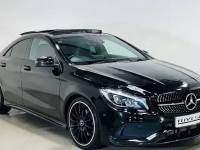 Used Mercedes CLA220 AMG line 170 HP (125 kW) 2019 Black Coupe