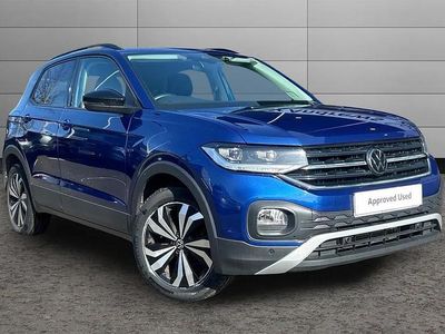 Used VW T-Cross Black Edition 110 HP (80 kW) 2023 Blue SUV