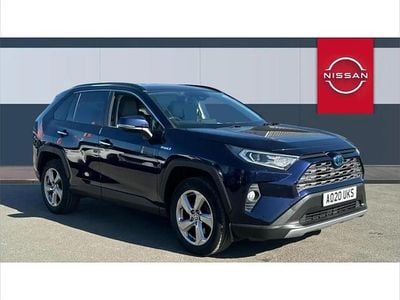 Begagnad Toyota RAV4 Hybrid 218 HK (160 kW) 2020 Blå SUV