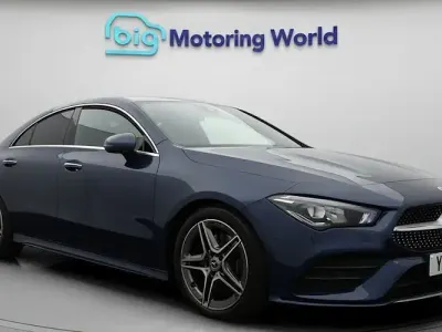 Begagnad Mercedes CLA220 AMG line 190 HK (139 kW) 2021 Blå Sedan