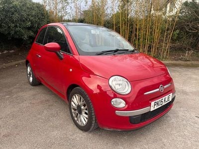 Used Fiat 500 Lounge 69 HP (50 kW) 2015 Red Hatchback