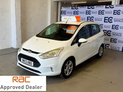 Used Ford B-MAX Zetec 90 HP (66 kW) 2013 White MPV