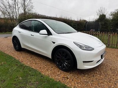 White Used 2023 Tesla Model Y Performance SUV | £23,450 (Fair price)