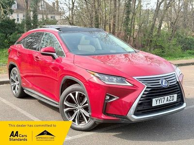 Used Lexus RX450h Luxury Line 2017 Red SUV