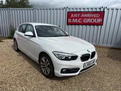 Used BMW 118 Sport Line 2015 White Hatchback