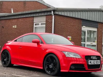 Used Audi TT Black Edition 168 HP (123 kW) 2012 Red Coupe