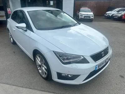 Used Seat Leon FR 180 HP (132 kW) 2014 White Hatchback