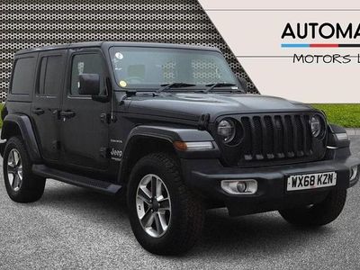Used 2018 Jeep Wrangler Unlimited Sahara SUV | £23,990 (Expensive)