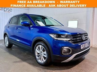 Used VW T-Cross SEL 115 HP (84 kW) 2019 Blue SUV