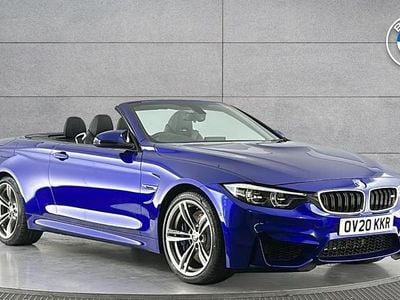 Used BMW M4 Shadowline 425 HP (312 kW) 2020 Blue Cabriolet