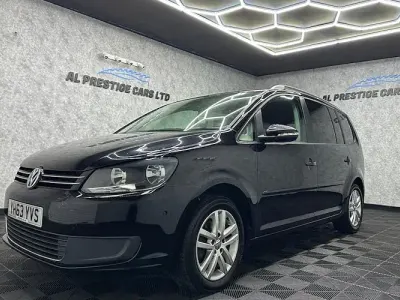 Used VW Touran SE 105 HP (77 kW) 2013 Black MPV