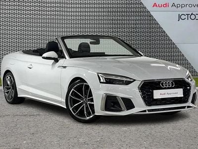 Used Audi A5 Cabriolet S-Line 204 HP (150 kW) 2022 White Cabriolet