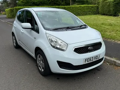 Used Kia Venga 89 HP (65 kW) 2013 White Hatchback