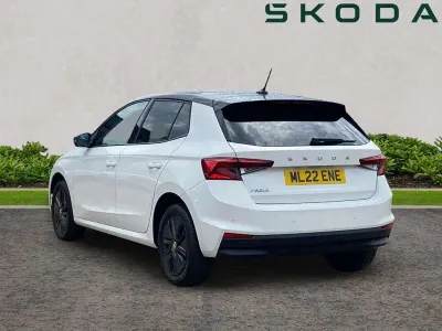 Used Skoda Fabia Colour Edition 108 HP (79 kW) 2022 White Hatchback