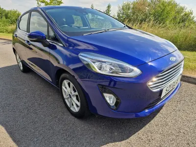 Used Ford Fiesta Zetec 2017 Blue Hatchback