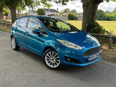 Used Ford Fiesta Titanium X 125 HP (91 kW) 2013 Blue Hatchback