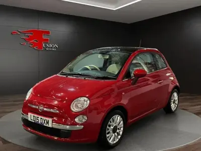 Used Fiat 500 Lounge 69 HP (50 kW) 2015 Red Hatchback