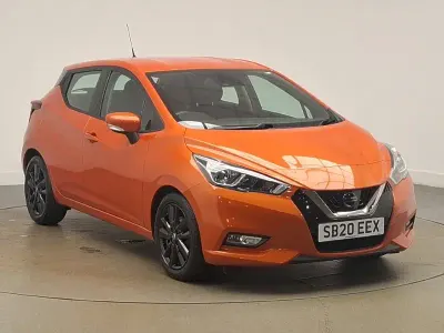 Used Nissan Micra Acenta Limited Edition 100 HP (73 kW) 2020 Orange Hatchback