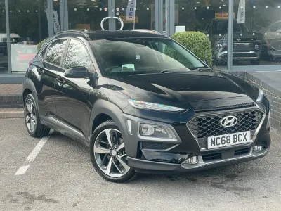 Used Hyundai Kona Premium 177 HP (130 kW) 2019 Black SUV