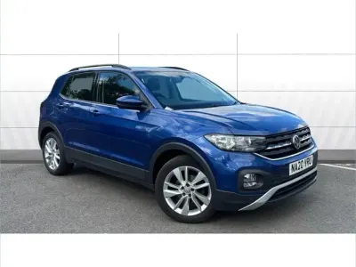 Used VW T-Cross SE 95 HP (69 kW) 2020 Blue SUV