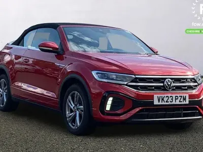 Used VW T-Roc Cabriolet R-line 150 HP (110 kW) 2023 Red Cabriolet