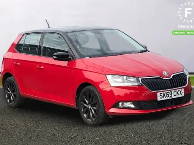 Used Skoda Fabia Colour Edition 95 HP (69 kW) 2019 Red Hatchback