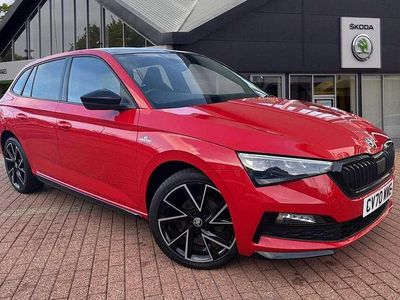 Used Skoda Scala Monte Carlo 110 HP (80 kW) 2020 Corrida red Hatchback