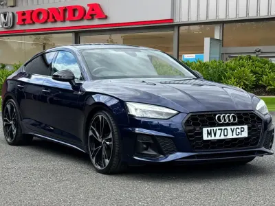 Used Audi A5 Sportback Design 2020 Blue Hatchback