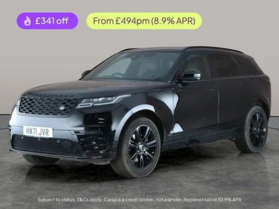 Black Used 2021 Land Rover Range Rover Velar S SUV | £30,676 (Fair price)