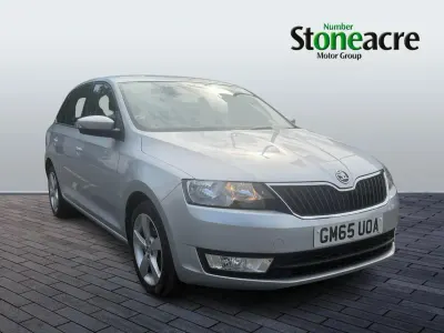 Used Skoda Rapid SE 110 HP (80 kW) 2016 Silver Hatchback