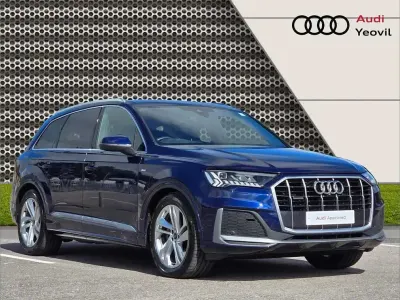 Used Audi Q7 Black Edition 281 HP (206 kW) 2023 Blue SUV