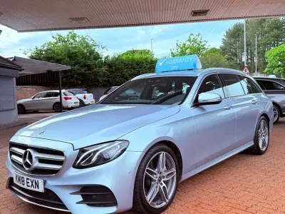 Used Mercedes E220 AMG line 2018 Silver Estate