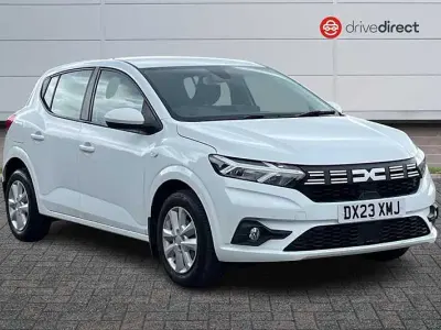 Used Dacia Sandero Expression 90 HP (66 kW) 2023 White Hatchback