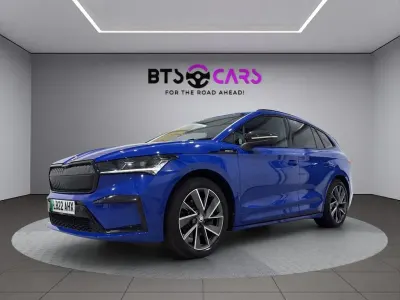 Used Skoda Enyaq iV SportLine 150 kW (204 HP) 2022 Blue SUV