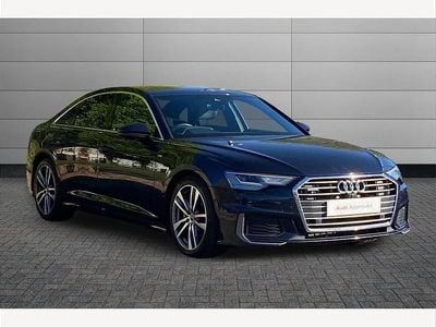 Begagnad Audi A6 S-Line 204 HK (150 kW) 2023 Blå Sedan