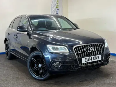 Usado Audi Q5 S-line plus 177 HP (130 kW) 2014 Azul SUV