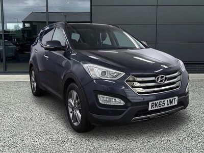 Used Hyundai Santa Fe Premium SE 2015 Blue SUV
